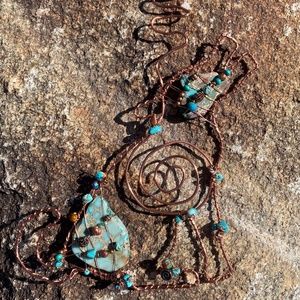 Handcrafted Unique Coyote Wire Art Sculpture